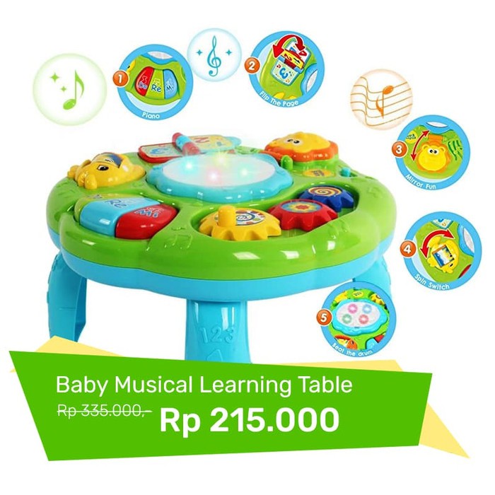 baby learning table