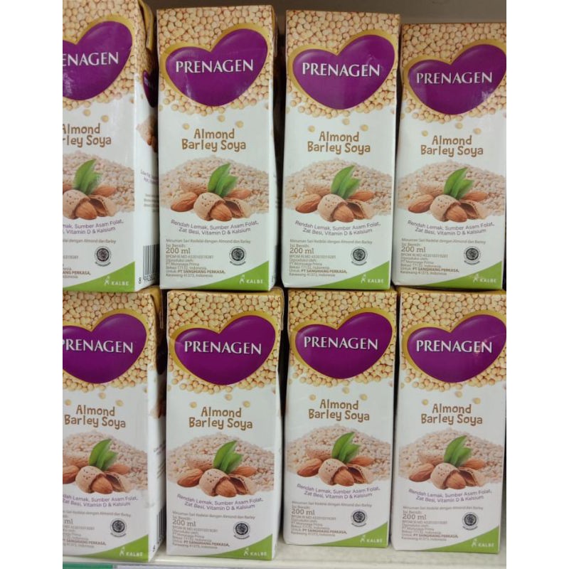 

Prenagen UHT Rasa Almond Barley Soya / Strobery 200 ml