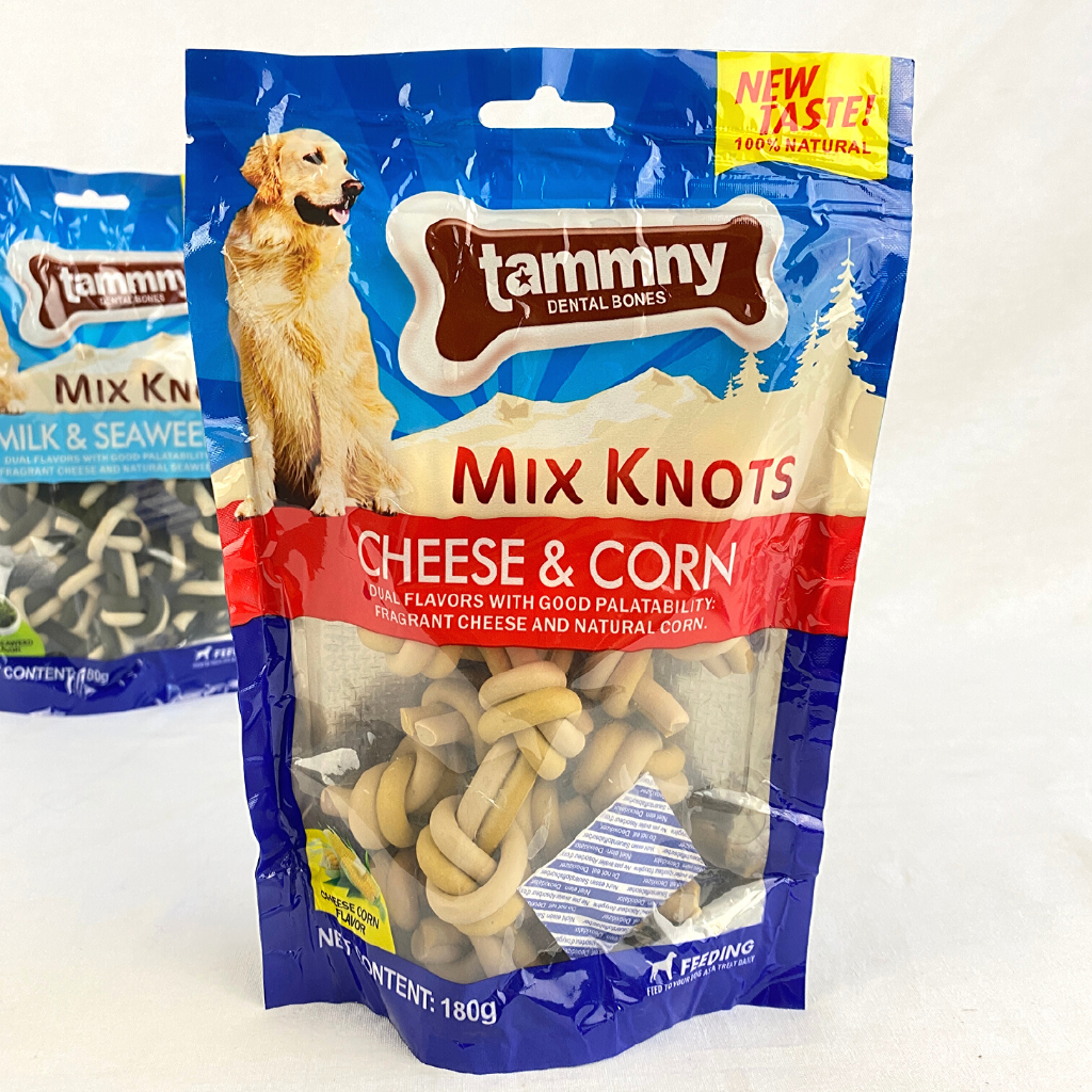 

TAMMNY Snack Anjing Dental Cheese and Corn 180g