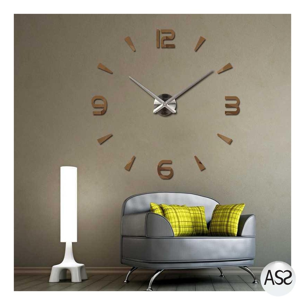 ASS Shop - Jam Dinding Besar DIY Giant Wall Clock Quartz 80-130cm - DIY-104