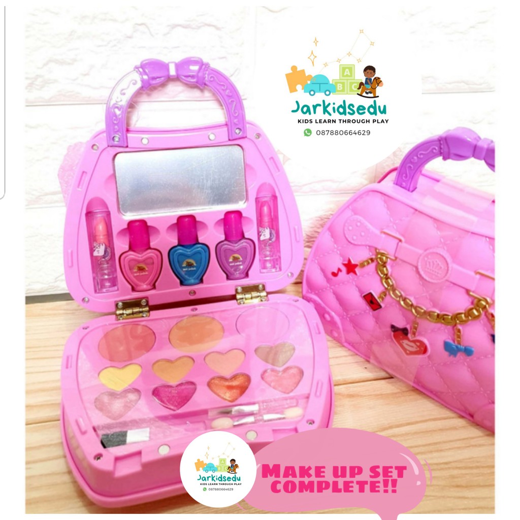 MAINAN ANAK PEREMPUAN MAKE UP BOX DANDAN RIAS MAKE UP SUPER CANTIK