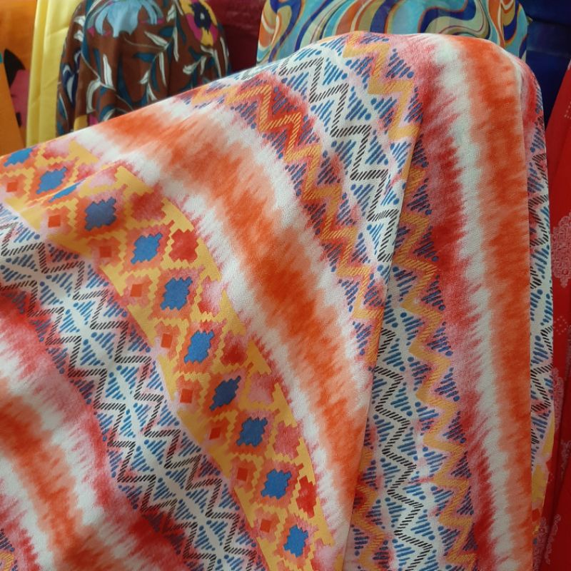 ORIGINAL garment kain Zara crepe | harga per 0.5m (RZ)