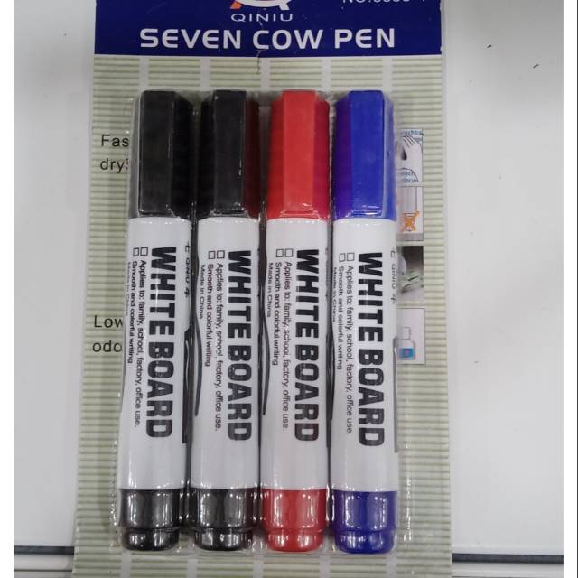 

White board marker isi 4 dengan 3 warna
