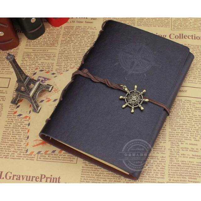  Buku  Catatan Retro  Vintage  Diary Journal Shopee 