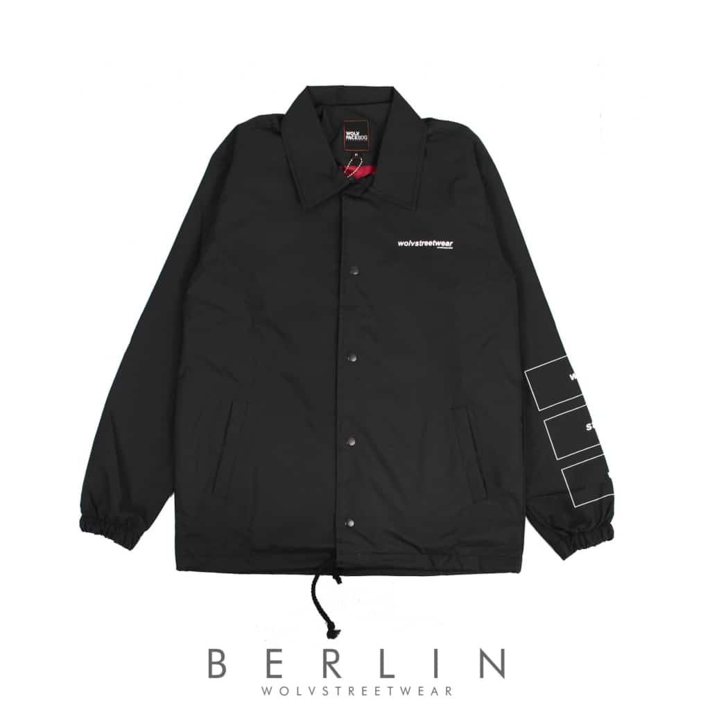 Bee_jayacloth/Jaket Coach Parasut Berlin Hitam/Coach Original Pria/Jaket Coach Pria Parasut/Coach Ke