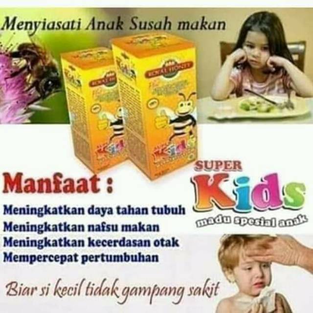 

Madu menambah nafsu makan anak
