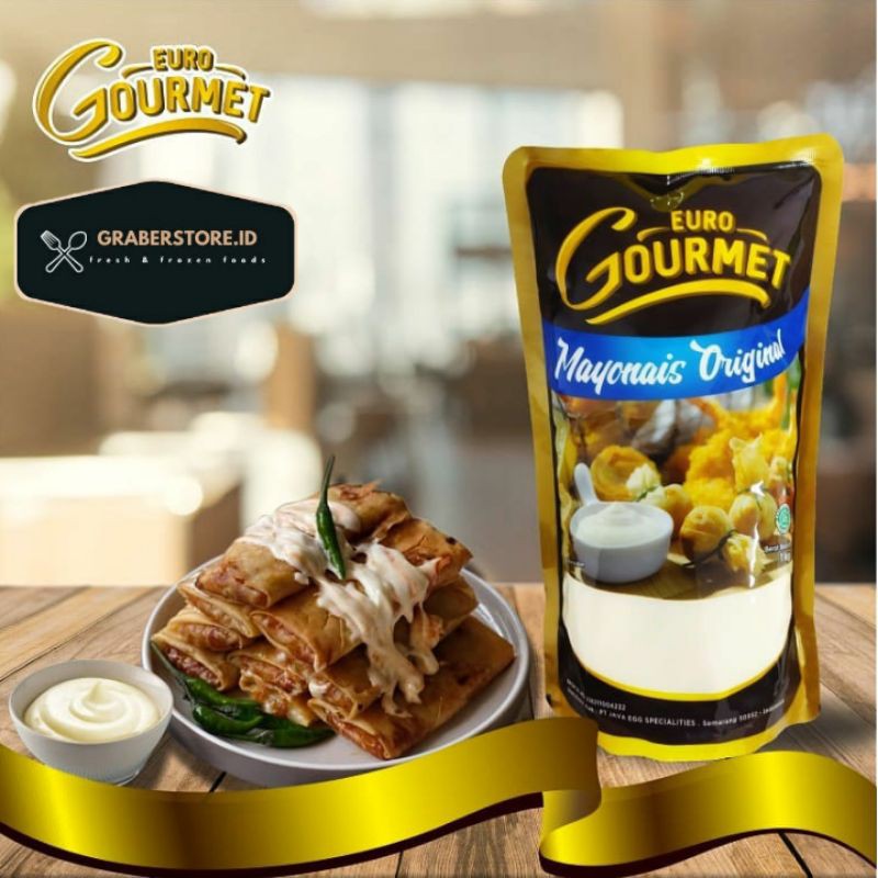 

Euro Gourmet Mayonais Original 1KG Premium Quality Mayonaise