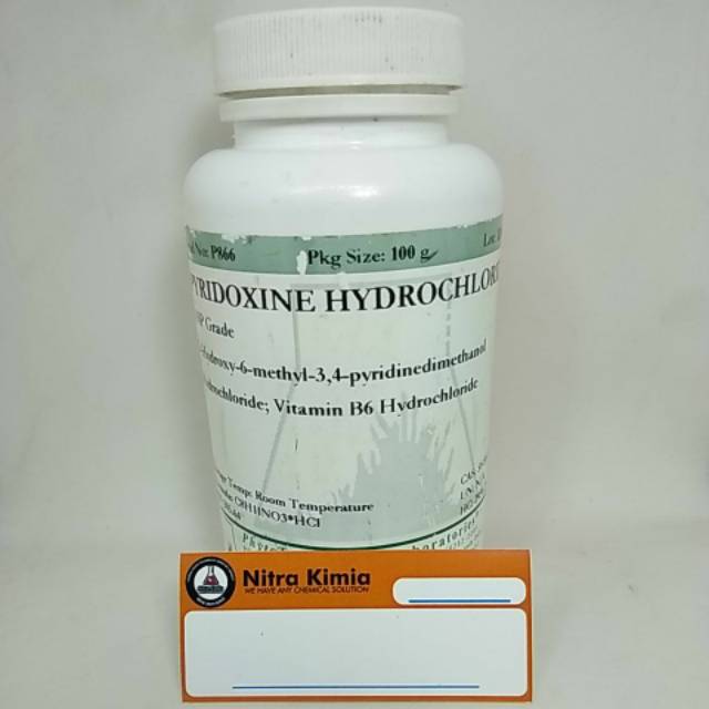 Pyridoxine Hydrochloride/ Piridoxine Hydrochloride/ Pyridoxine Hydroklorid/ Vitamin B6