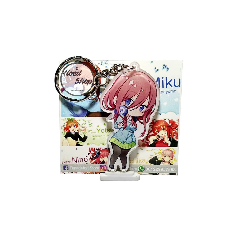Gantungan Kunci Anime Gotoubun no Hanayome Nakano Miku