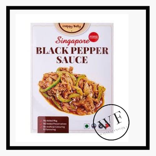 

Happy Belly Singapore Black Pepper Sauce/ Bumbu Saus Lada Hitam 50grm