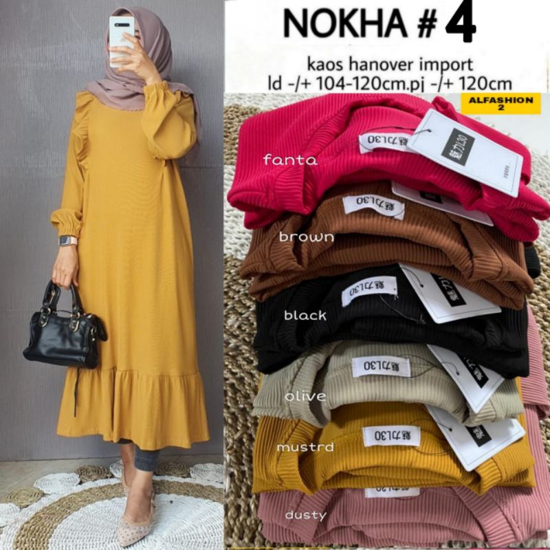 NOKHA TUNIK ORIGINAL PRODUK BY ALFASHION NEW