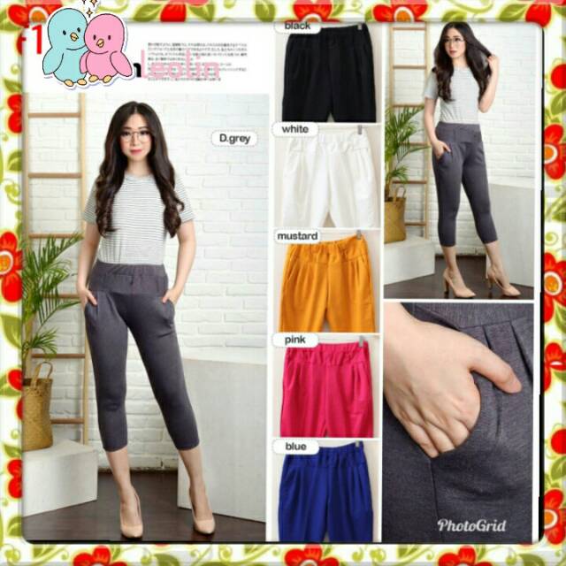 CELANA 7/8 PINGGANG KARET