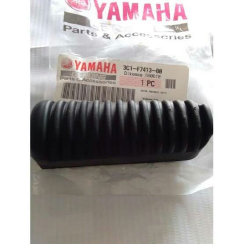 KARET PIJAKAN KAKI DEPAN KANAN/ KIRI ORIGINAL YAMAHA VIXIONOLD,NVL,NVA/COVER FOOTSTEP 3C1-F7413-00