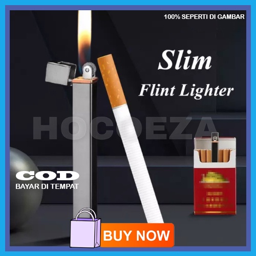 KOREK API PEMANTIK API SLIM GAS LIGHTER CLASSIC SLIM GAS LIGHTER KOREK API UNIK TIPIS BR14