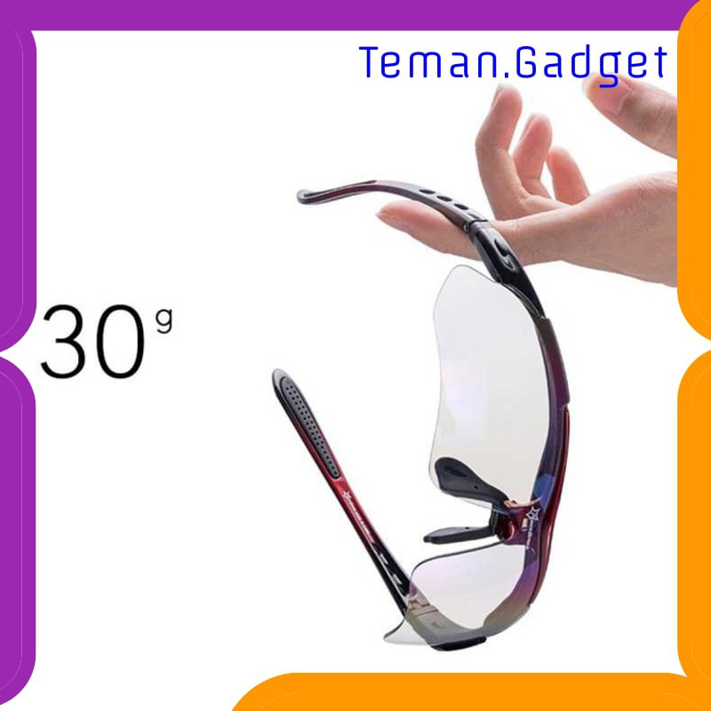 TG-IB376 ROCKBROS KACAMATA SEPEDA POLARIZED DENGAN 5 LENSA MYOPIA - 0089