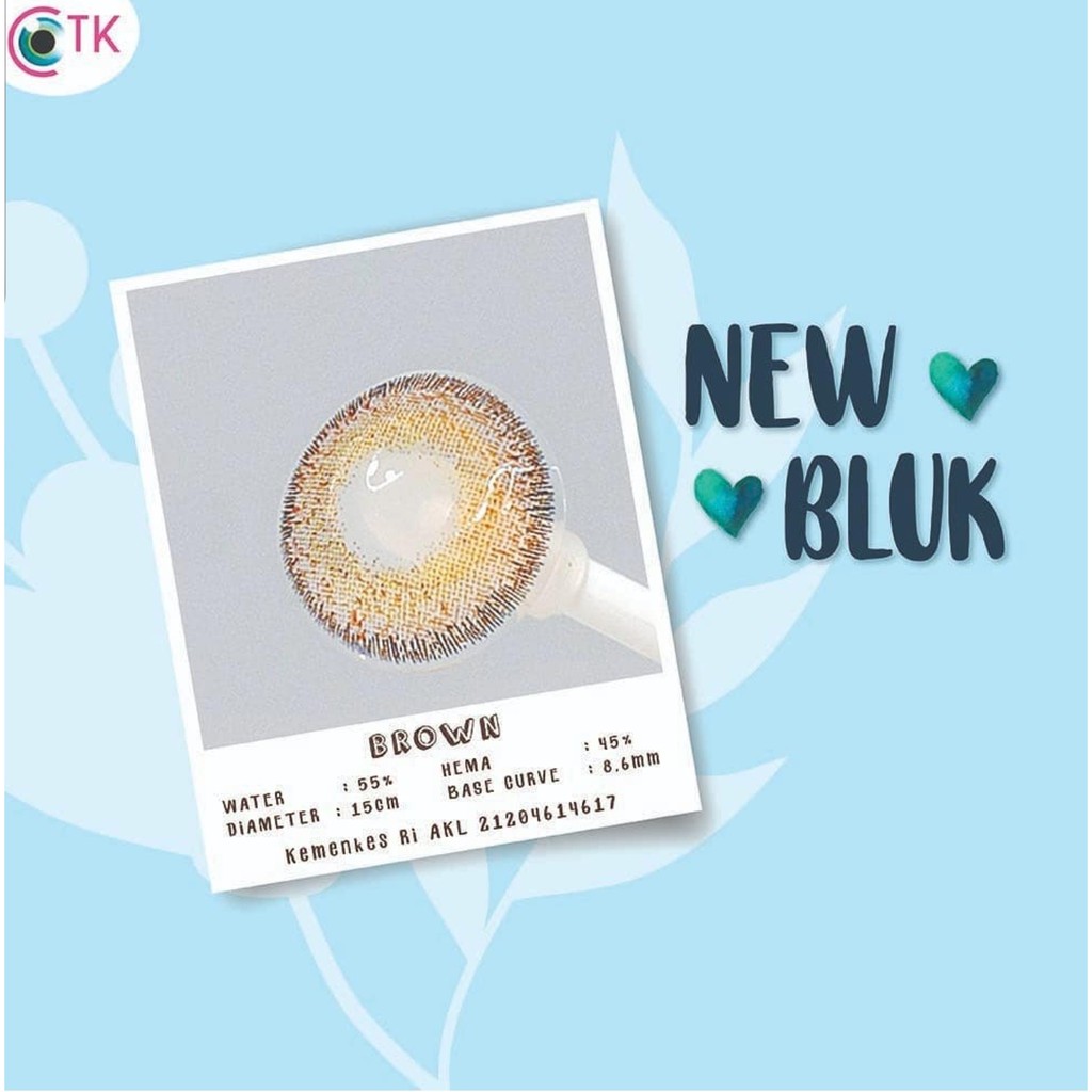 SOFTLENS NEWBLUK NORMAL 15MM-NEWBLUK BROWN NORMAL
