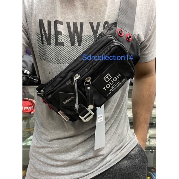 Waistbag tough 4257 tough army/warrior original tas pria/wanita tas pinggang