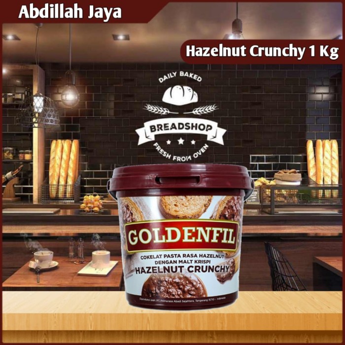 

SELAI- GOLDENFIL SELAI COKLAT HAZELNUT CRUNCHY GURIH WANGI 1 KG -SELAI.