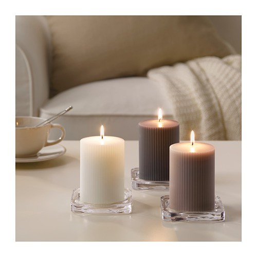 BLOMDOFT Lilin blok beraroma isi 3 pcs