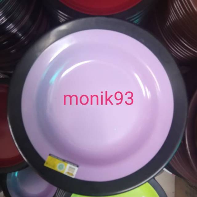 Piring makan melamin golden dragon 9in