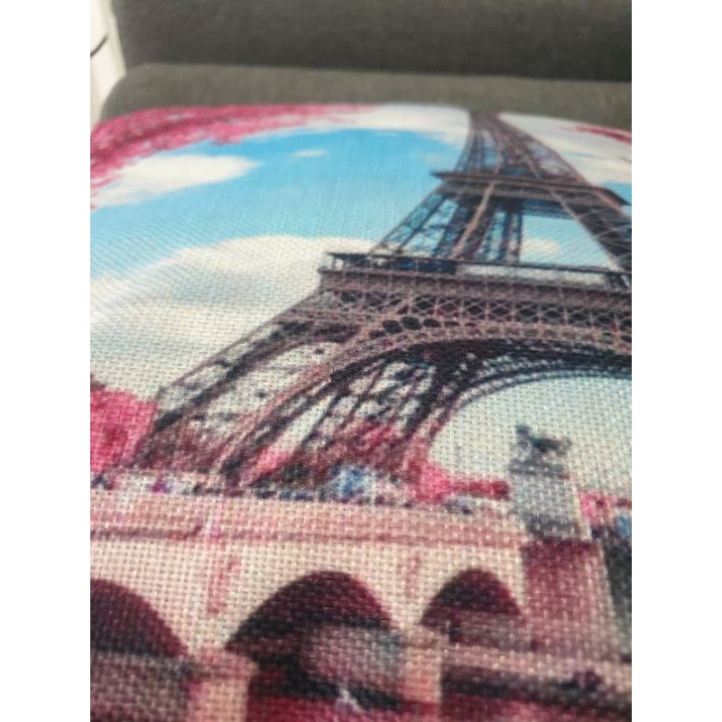 Sarung bantal sofa vintage paris sarung bantal eiffel canvas sarung bantal retro canvas soft goni