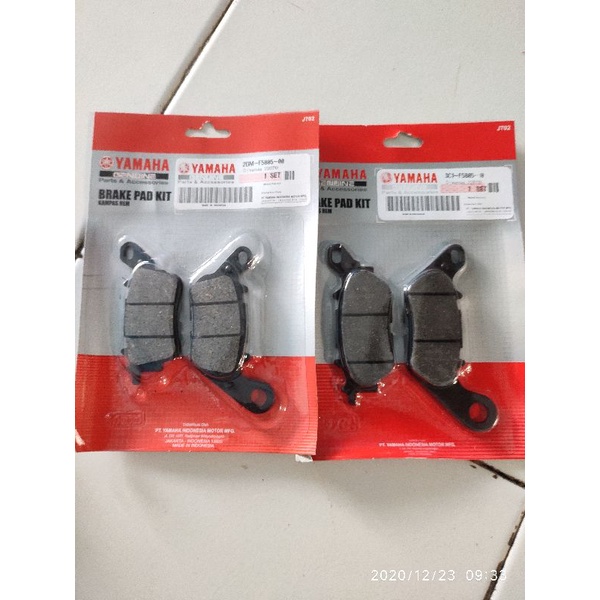 KANVAS KAMPAS REM NMAX SET DEPAN BELAKANG