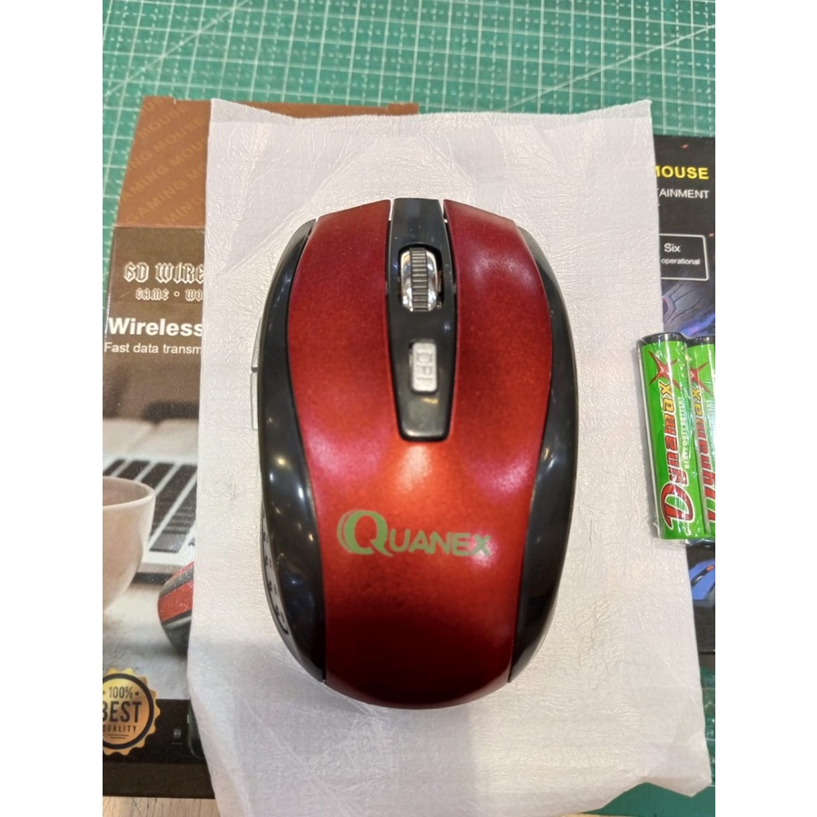 QUANEX W7500 6D WIRELESS MOUSE - GARANSI 6 BULAN