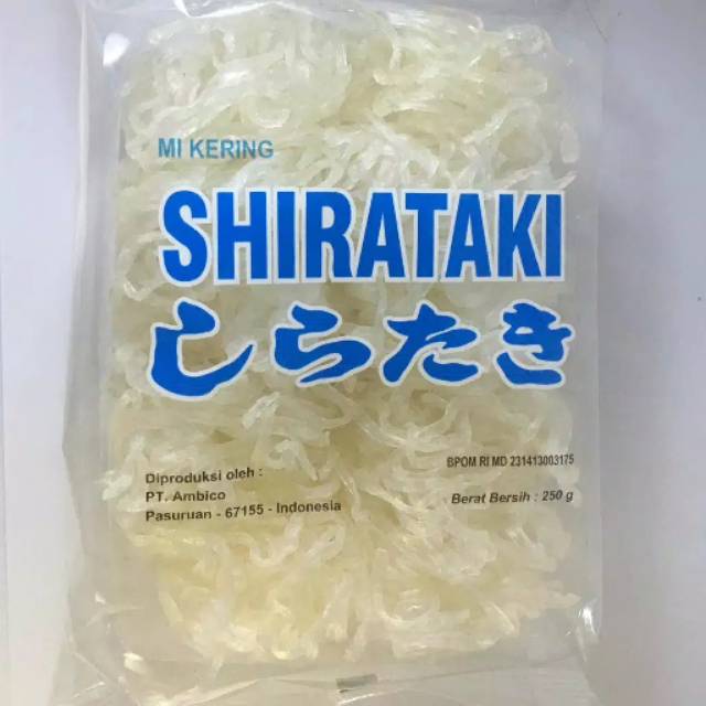 Mie Kering shirataki/Mie Keto /Mie DEBM