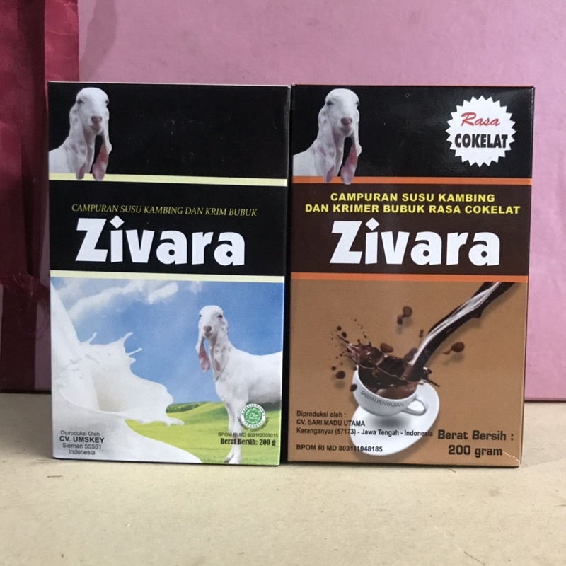 

Zivara Susu Kambing Etawa 200gr