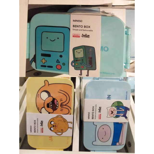 BENTO BOX ADVENTURE TIME With Spoon and Fork