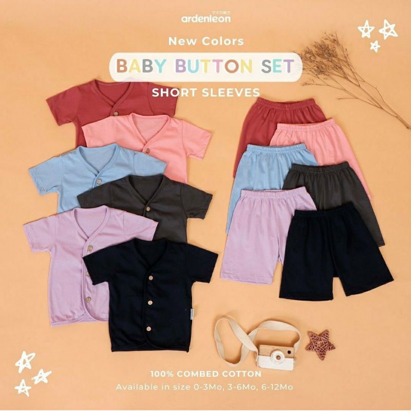 ardenleon baby button set
