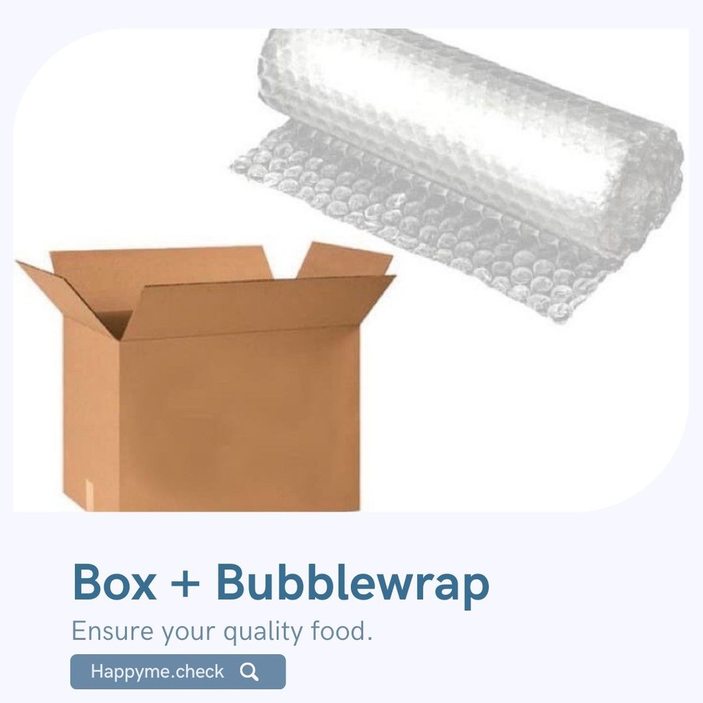 

Bubble Wrap + Box Packing