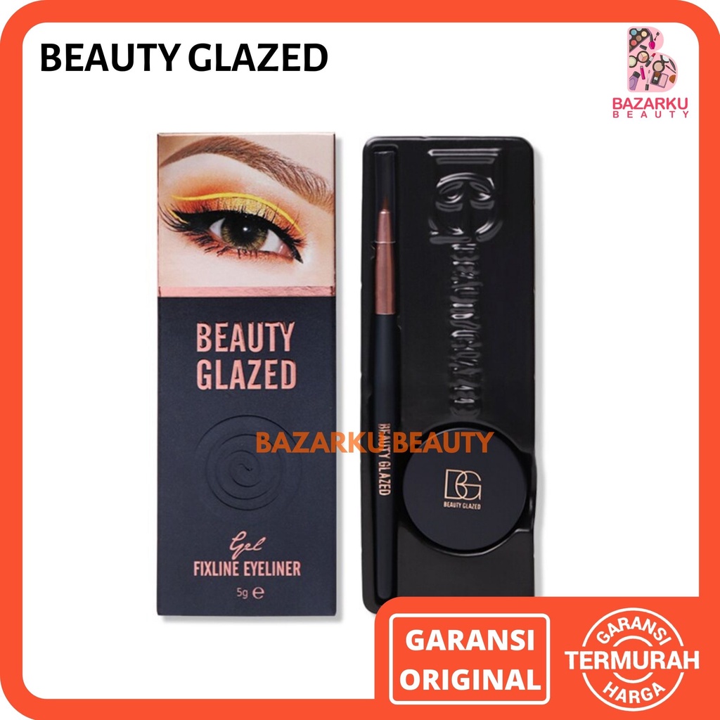 Beauty Glazed Eyeliner Gel Eyeliner Fixline Beauty Glazed Eyeliner Beauty Glazed Gel Eyeliner Cream