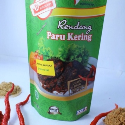 

Rendang Paru Kering Riry 200g Oleh-Oleh Asli Cemilan Kampung Makanan Khas Payakumbuh Padang kabau Jajanan Snack Kuliner Minang Kabau AX00