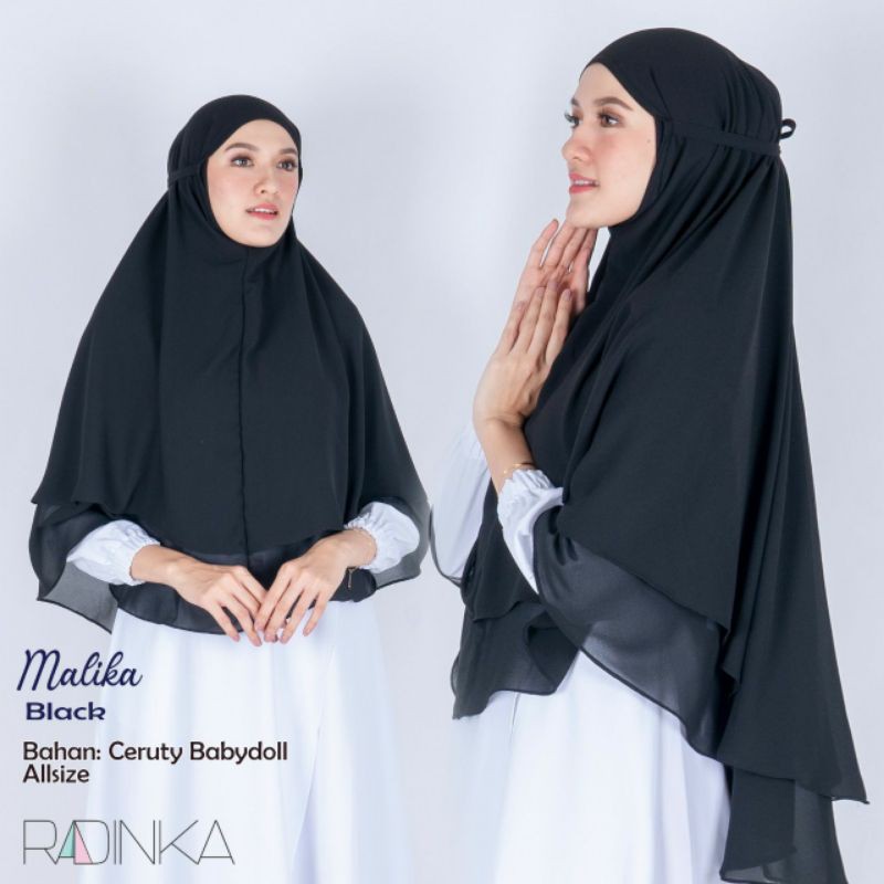 PROMO HABIS KAN STOK DIJUAL MURAH Kerudung Khimar Syari Tali tanpa Pad 2 layer babydoll