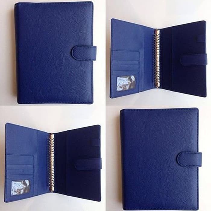 

BD 066 BINDER KULIT POLOS 20 RING TERJANGKAU WARNA BIRU