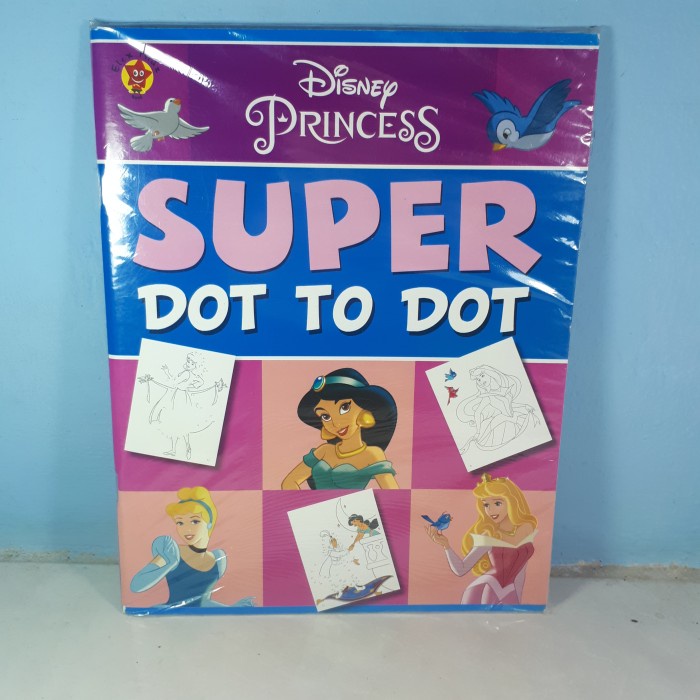 BUKU   DISNEY PRINCESS DOT TO DOT   ORIGINAL