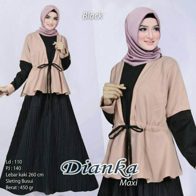 Dianka Maxi Dress Fashion Muslim