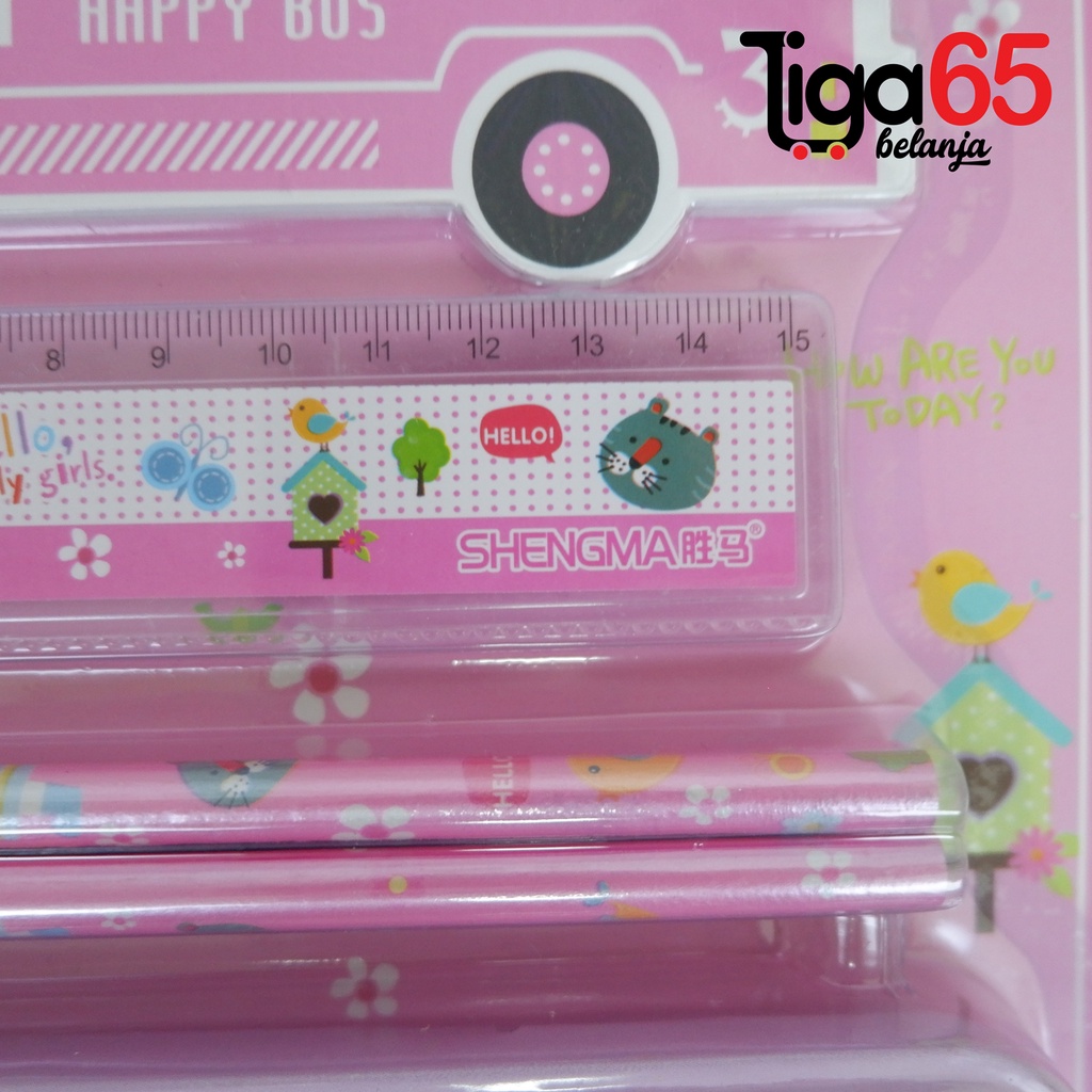 365 STATIONERY SET #41183 Buku &amp; Alat Tulis Anak / Karakter Fancy Gambar Lucu