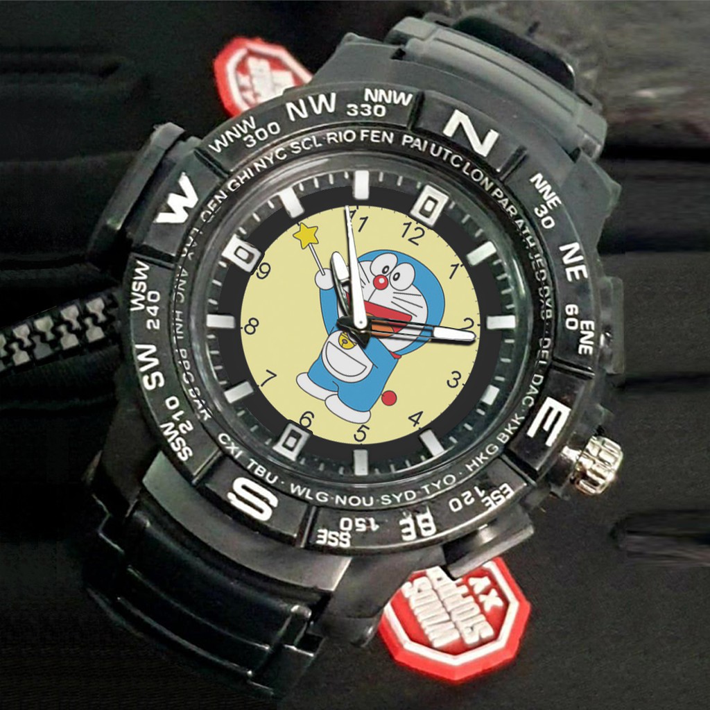 (EXCLUSIVE) Jam Tangan DORAEMON motif 6 Sport Bagus