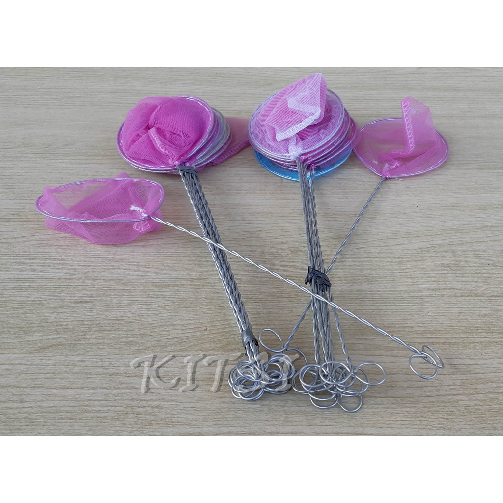 Serokan Seser Kecil Serokan Ikan Hias Akuarium / Seser Cupang Gupy Ikan Kecil / Tangguk Ikan Citol