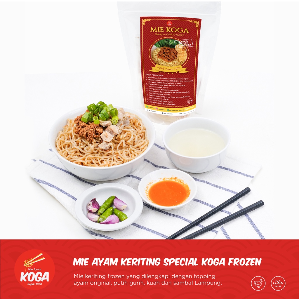 

Mie Ayam Keriting Spesial Frozen Homemade Halal Enak Siap Masak