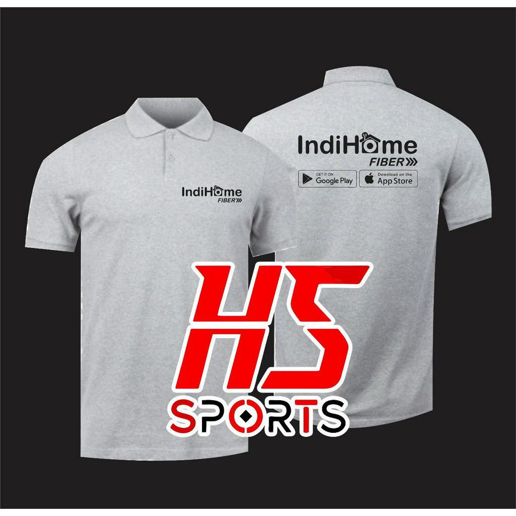 BAJU Polo Shirt Kaos Polo Indihome Fiber Telkom - Polo My Indihome fiber