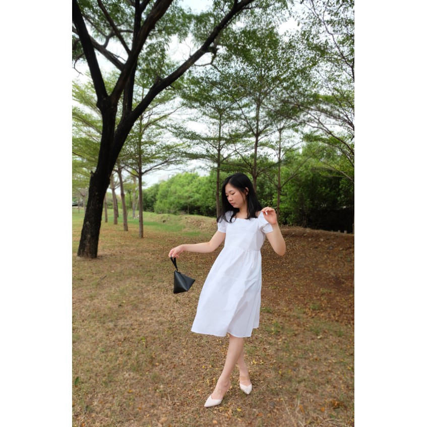 Lily Dress in Lilac baju terusan wanita dress casual dress korea ruffle dress puff dress babydoll