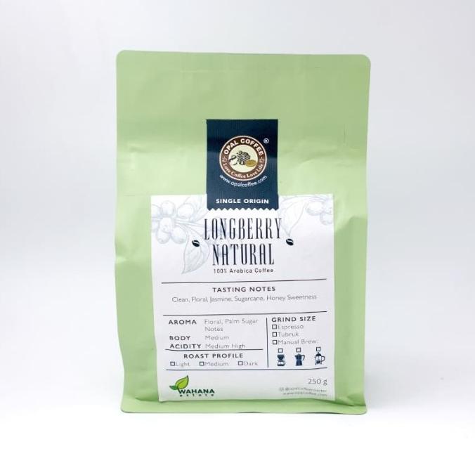 

[ COD ] Opal Coffee - Longberry Natural Arabica Roasted Beans 250g SALE Kode 894