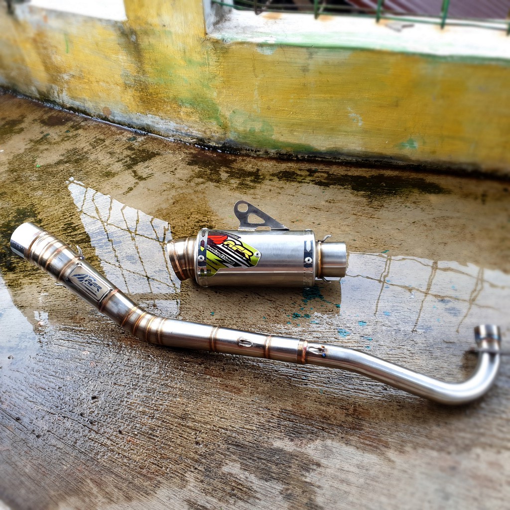 Knalpot Supra125 Kharisma Stainless AFR Racing Exhaust