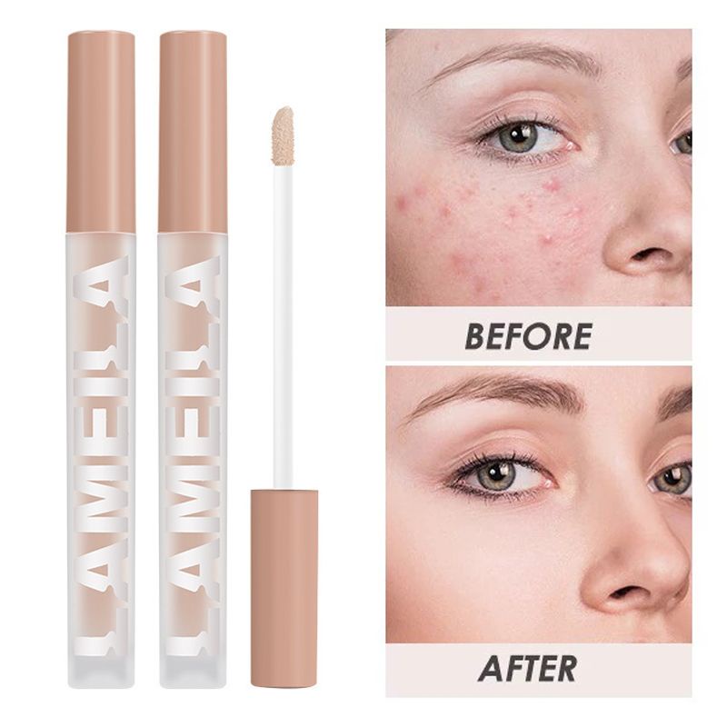 LM 1031 Lameila Liquid Concealer Full Cover Makeup / Lameila Concealer Termurah / Lameila Concealer Meratakan Warna Kulit / Lameila Concealer Menutup Jerawat &amp; Bekas Jerawat / Lameila Concealer Menyamarkan Noda Hitam / Concealer Menutupi Bintik &amp; Pori