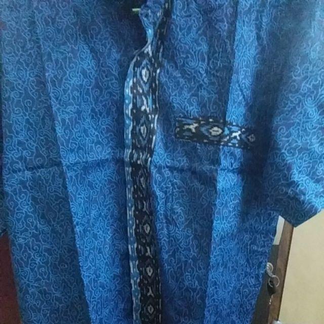 Mall Grosir Sarimbit Atasan Couple Batik Gamis Sogan Daun Manis Bunga Kobis Valentine Diskon Murah