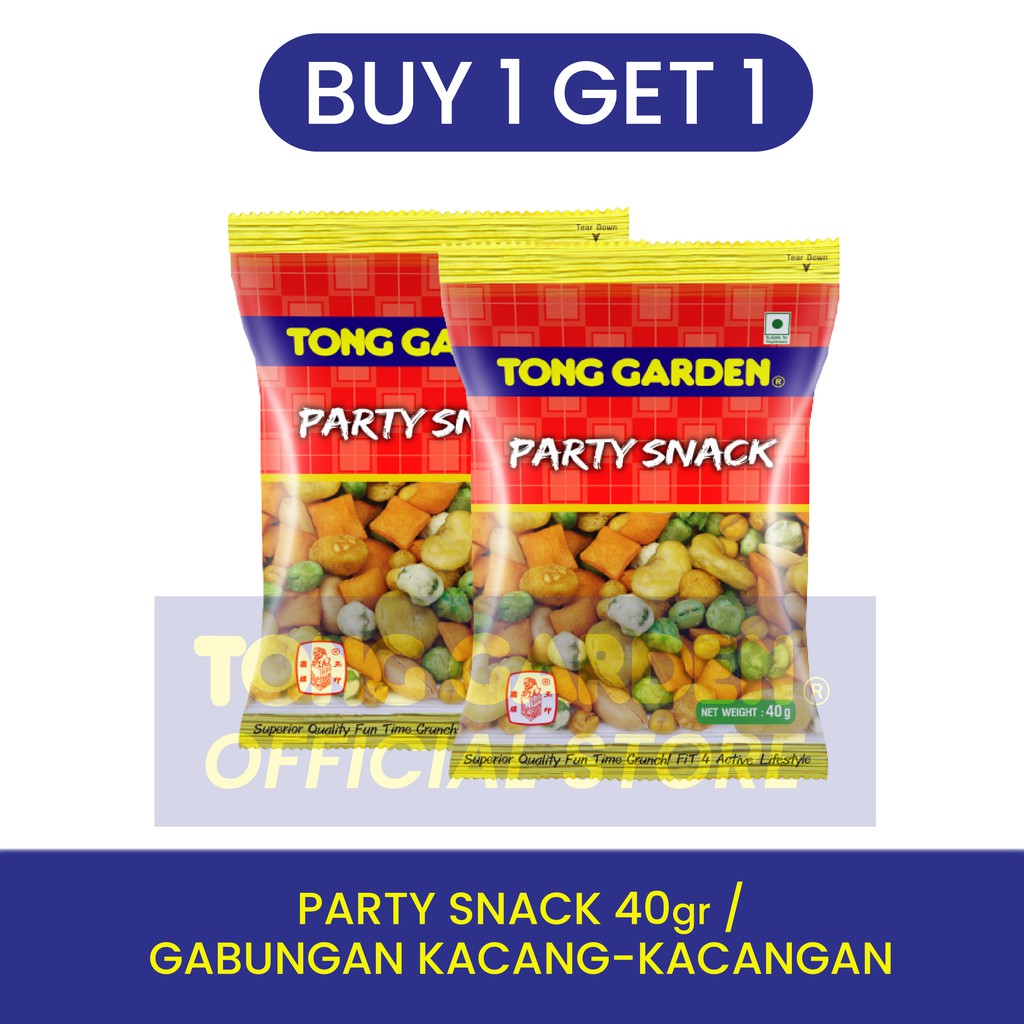 Tong Garden Party Snack 40 g Aneka Snack Rasa Asin 40 g Shopee
