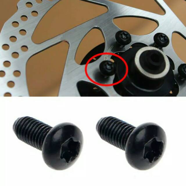 Baut rotor piringan cakram sepeda MTB lipat